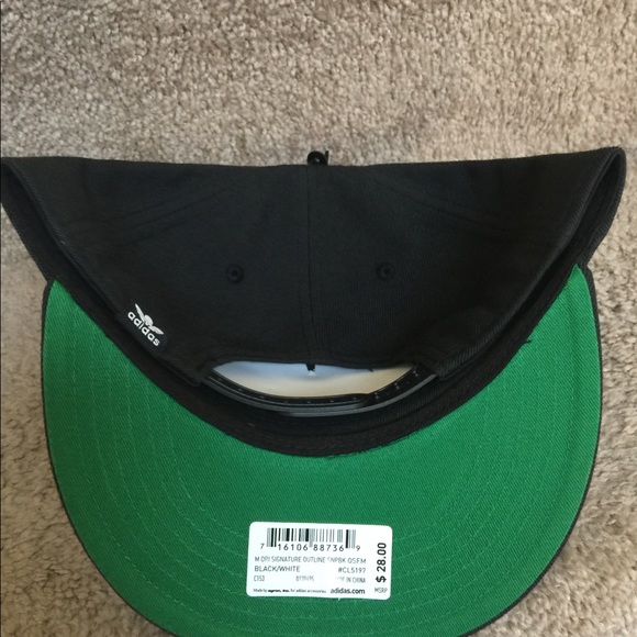 Adidas Signature Outline Snapback Baseball Cap - Picture 3 of 5